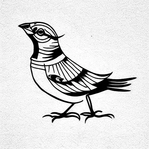 Sparrow The Bird Tattoo From Pirates Of The Carribean