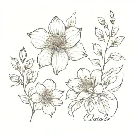 December And April Birth Flower