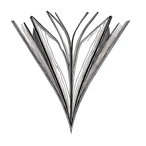 Book Tattoo With Geometry Patterns