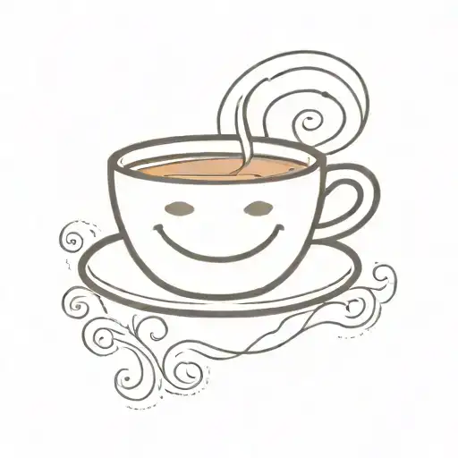 Coffee Cup Happy Face