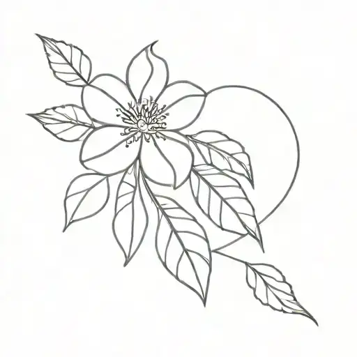 Flower Leaf Love Heart