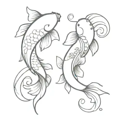 2 Koi Fish Yin And Yang