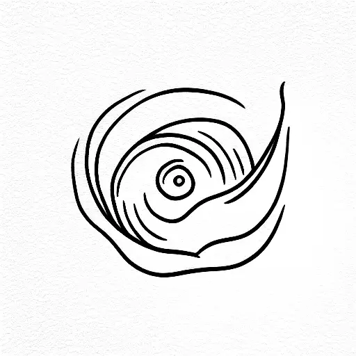 Wave Crash Over Lily Flower