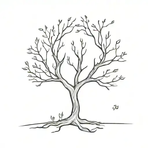 Minimalist Tree To Honour Loved Ones