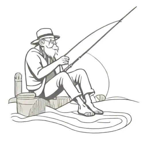Old Man Fishing