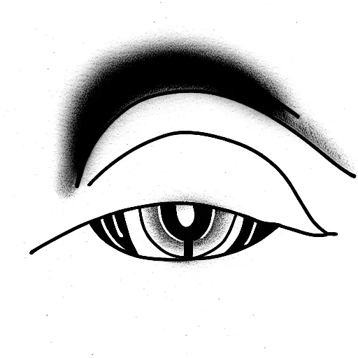 Pupil And Eyelid Incorporating A Semicolon