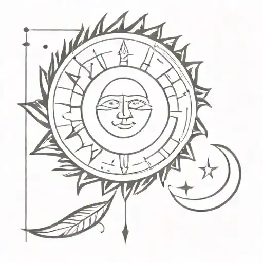 Sun And Moon Native American