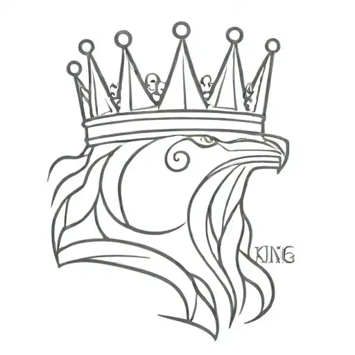 King One Line Minimalist