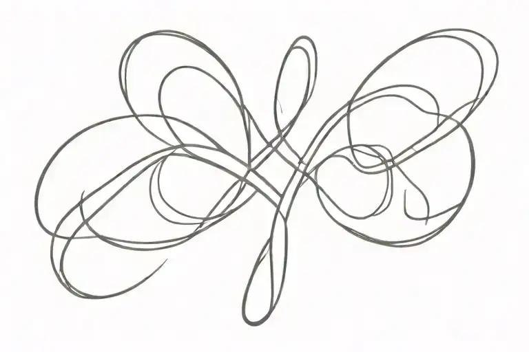 Infinity Symbol Intertwined