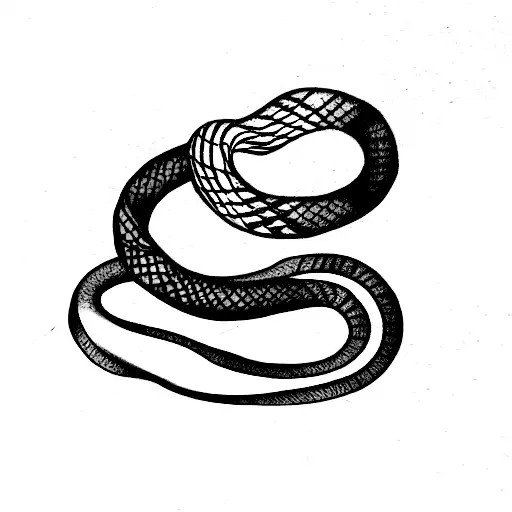 Natural Snake Upper Arm Half Wrap