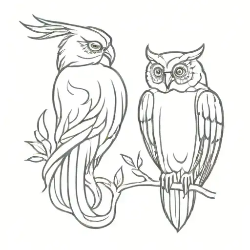 Phoenix And Owl