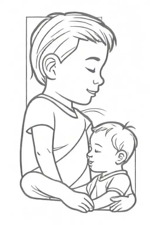 Stamp Tattoo With Memory Of Dad And Son Moment Has