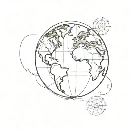 History Aesthetic Globe