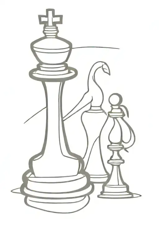 Simple One Line Chess Pawn