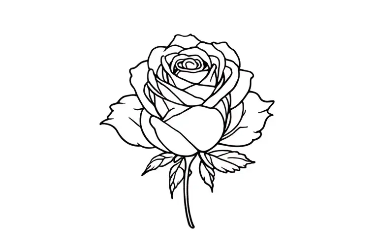 Minimalist Rose