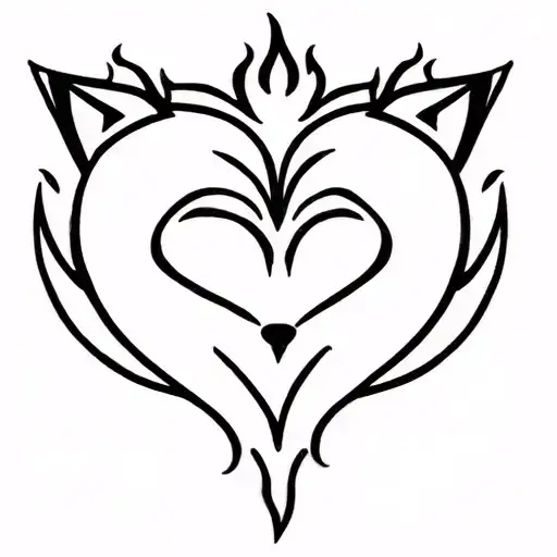 Fox Fire Heart