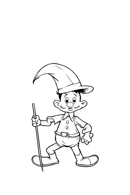 Jiminy Cricket As Pinocchio