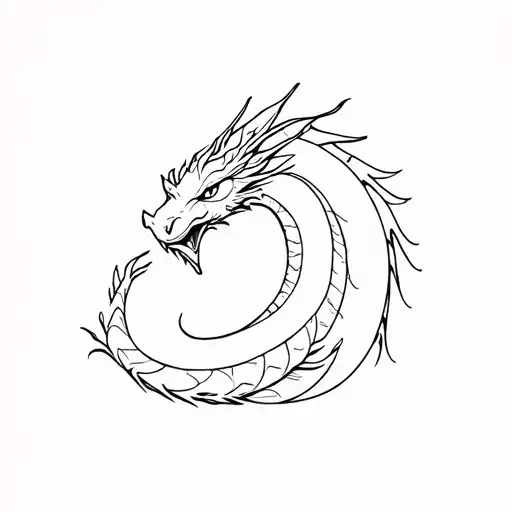 Dragon Curled