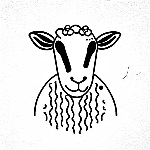 Sheep With Frog Head