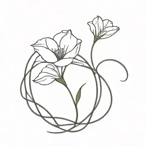 Birth Flowers Intertwined