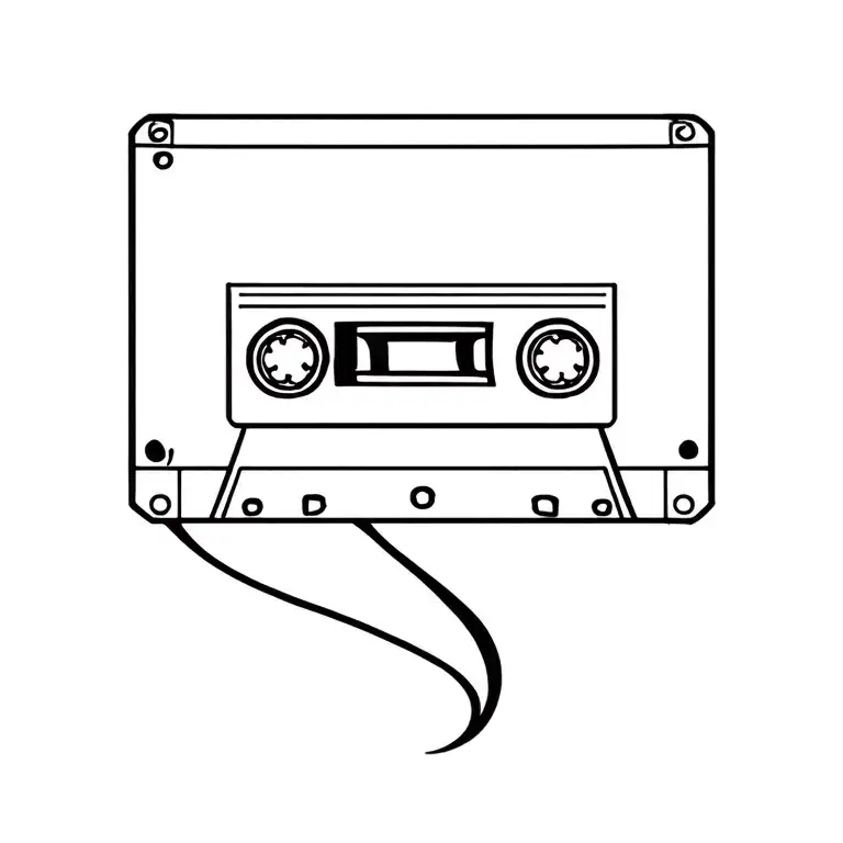 Cassette Tape With Music