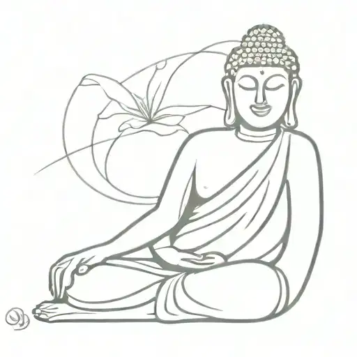Buddha Sitting Side