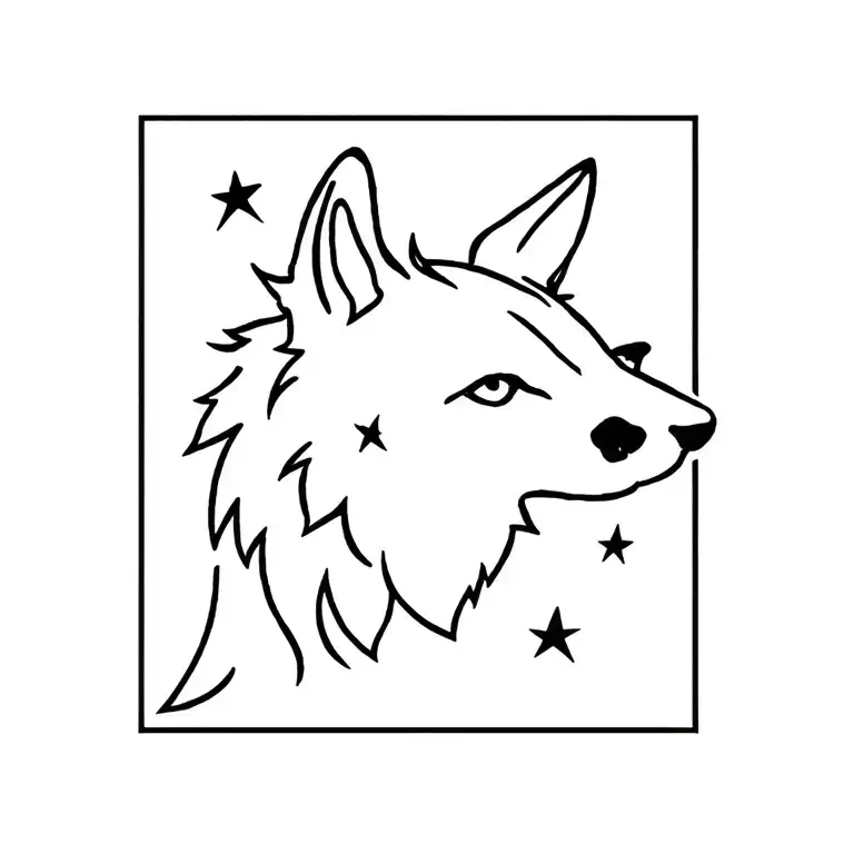 Lone Wolf And Stars