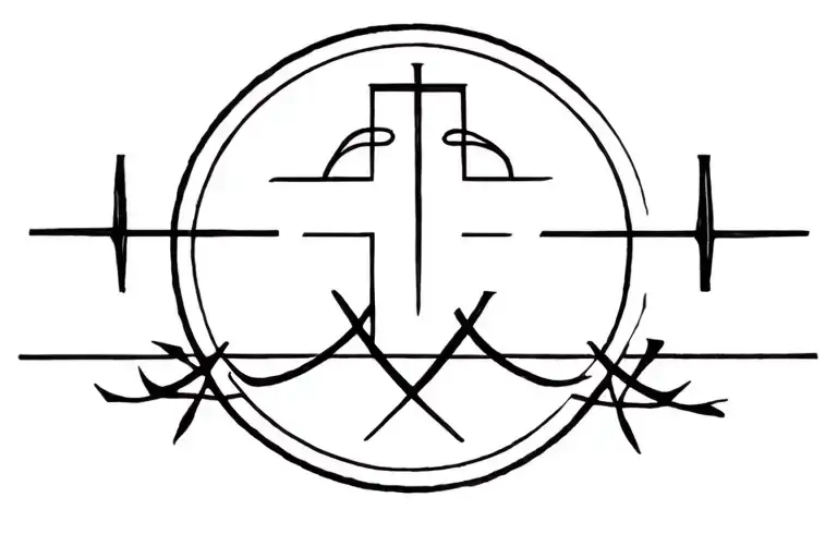 Cross Under God Is Greater Than Highs And Lows Symbol