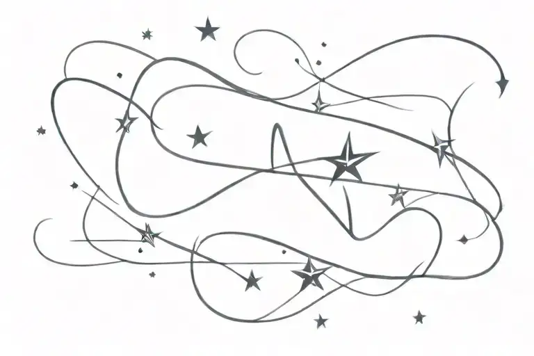 Shooting Star Infinity Symbol