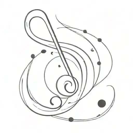 Music Note With Semi Colon