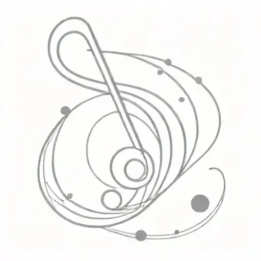 Music Note With Semi Colon
