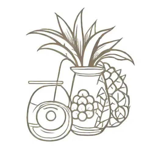 Music Ananas Cocktail