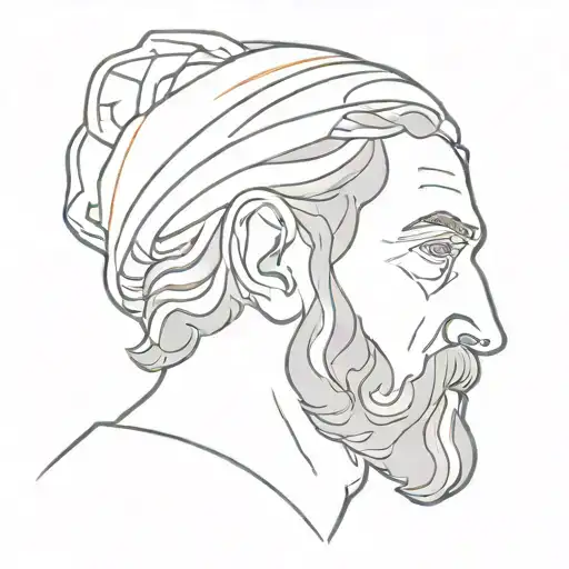 Create A Portrait Of Odysseus With A Jazz-inspired Background