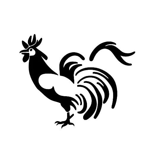 Rooster With A Booster Rocket