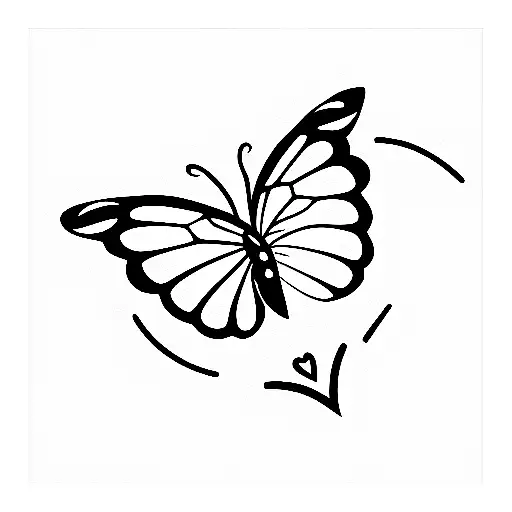 Semicolon And A Butterfly