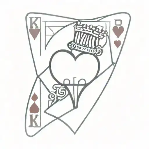 King Of Hearts Playing Card