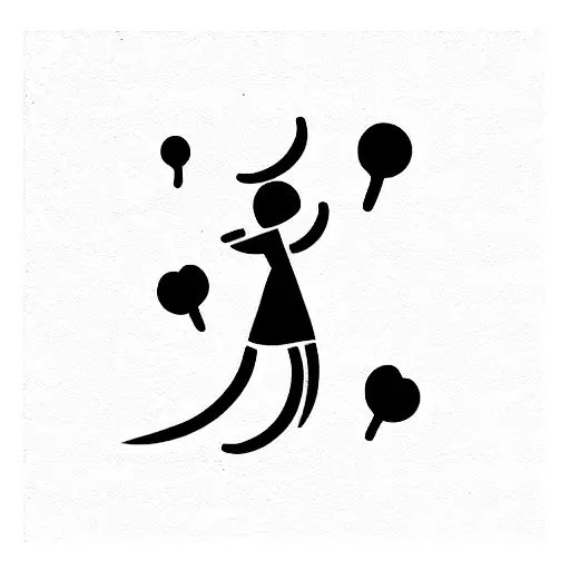 Fine Line Tattoo Vertical With Lines And Adventure