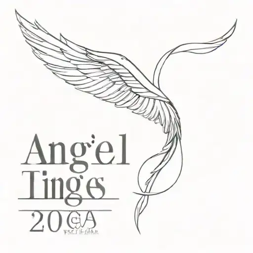 Angel Wings With Date
