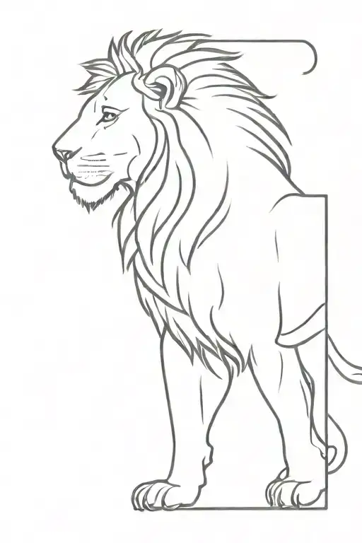 Name And Lion Head