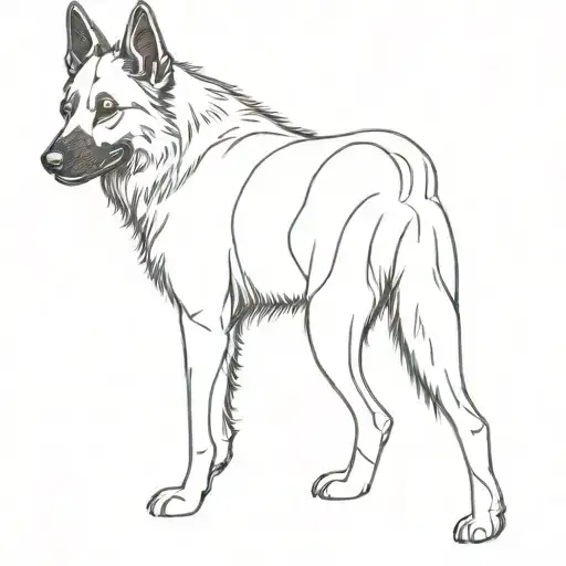 Belgian Shepherd Dog Aumputee Left Front Leg