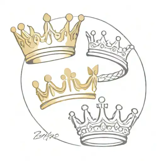 1979 And 1980 With A Queen Crown And A King Crown