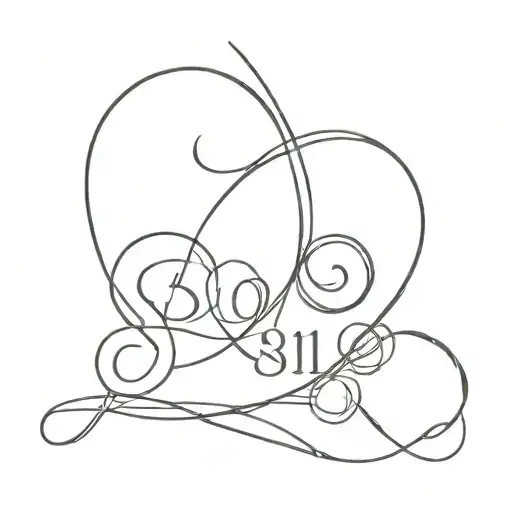 Innovative Tattoo Concept Representing The Client's Love For Design And The Date January 03