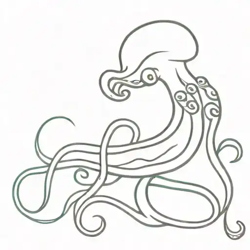 Majestic Octopus Tentacles