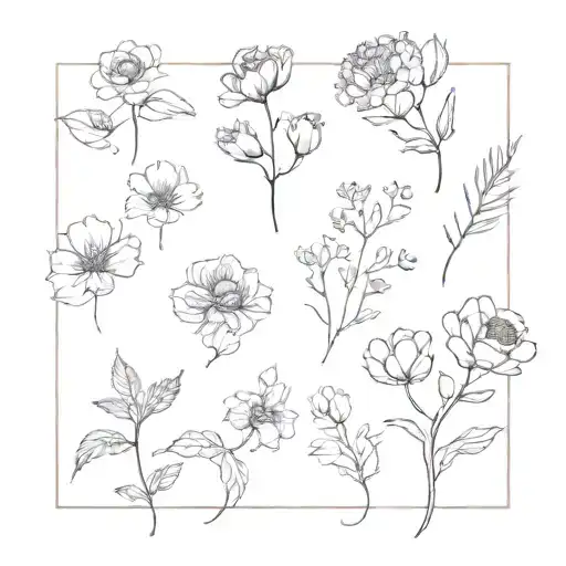 Birth Flower Bouquet August October And November