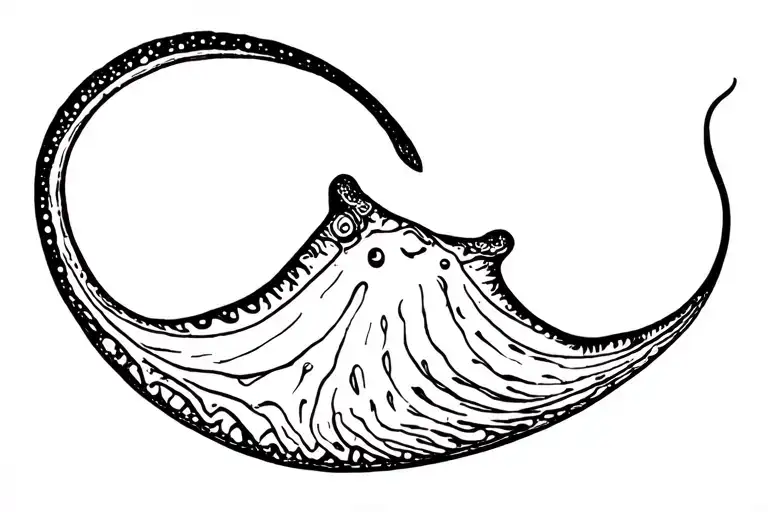 Stingray That's Also A Semicolon