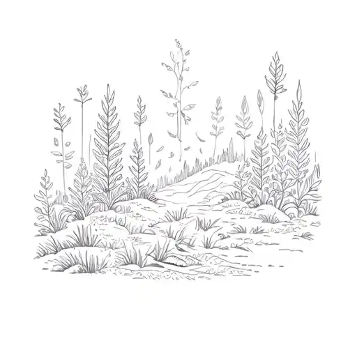 Merging Native Bush Walks With Botanical Elements To Create A Mystical Forest Scene