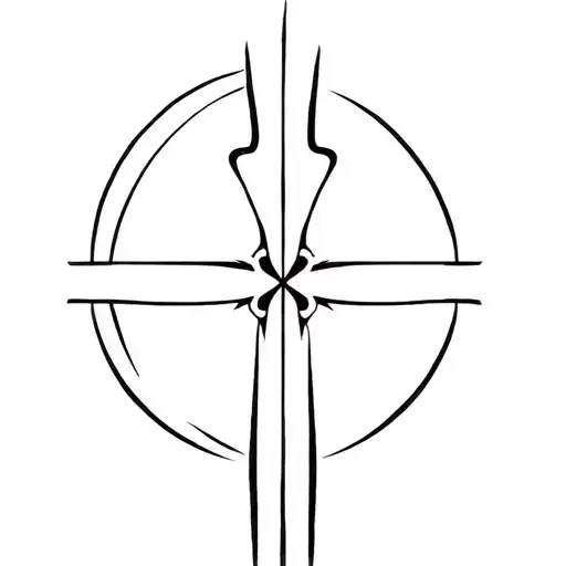 Black Cross High Contrast