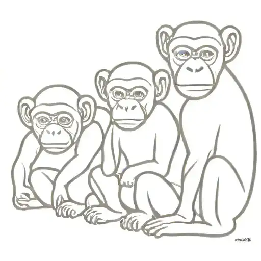 Hear No Evil See No Evil Speak No Evil Monkeys