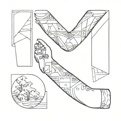 Different Pieces In One Sleeve