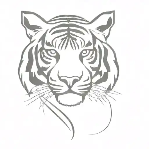 A Confident Tiger And A Cancer Merged Into One